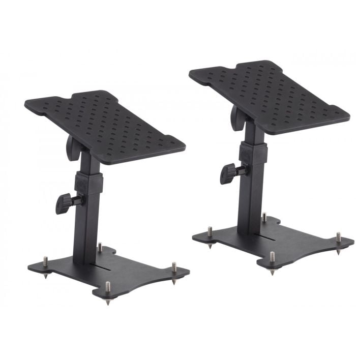Supporto Monitor Studio Stand da Tavolo Casse Regolabile Inclinabile SoundSation MONS-PRO (Coppia)