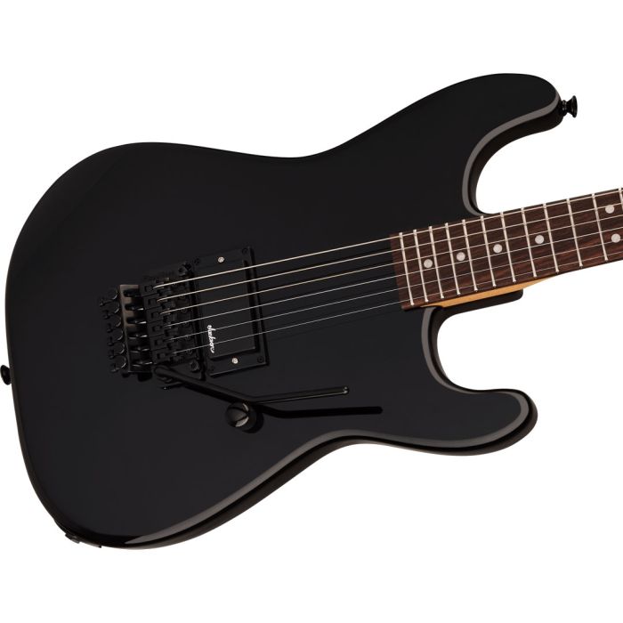 Chitarra Elettrica San Dimas H Tastiera in Palissandro con Custodia Jackson Pro Origins 1985 SD1A H RW Gloss Black