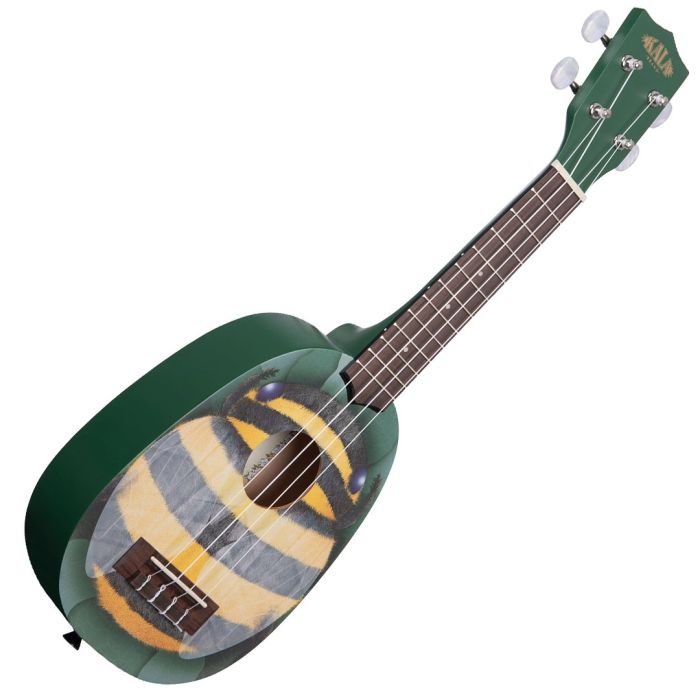 Ukulele Soprano KALA KA-NV-HBEE Ukulele Soprano Honey Bee con Borsa
