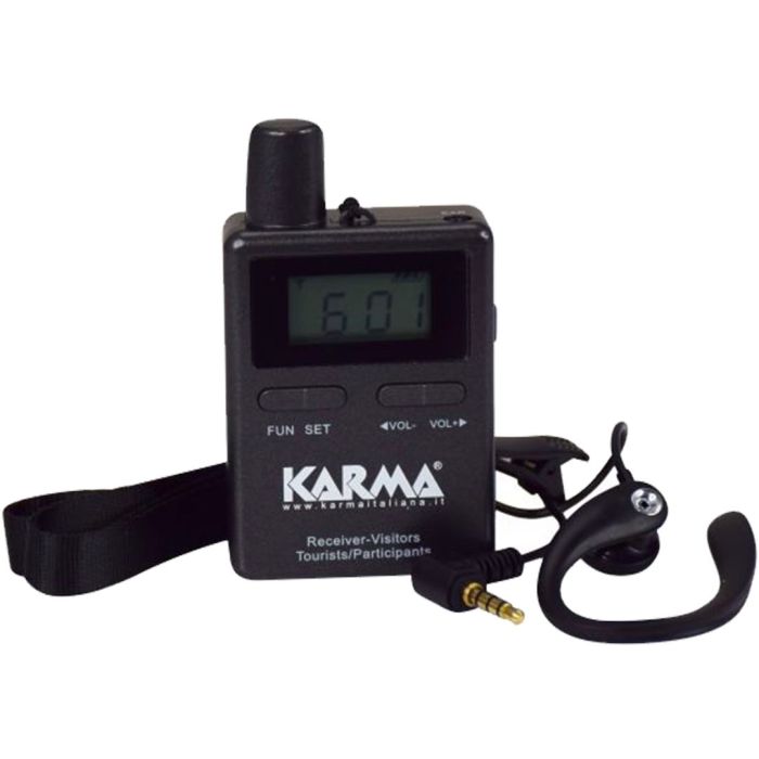 Ricevente per visite guidate Karma TG100RX Ricevitore per Visite Guidate con Auricolare