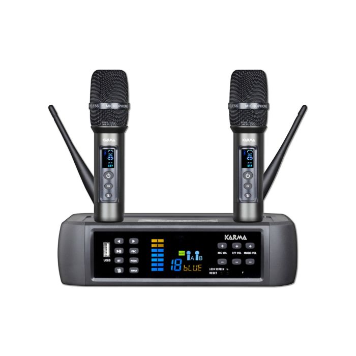 Base Multimediale con Doppio Radiomicrofono Karma ORBIT 24