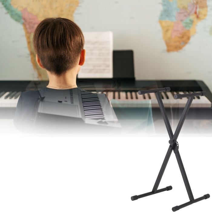 Supporto Tastiera Regolabile per Bambini SoundSation Supporto Tastiera KSC-10 per Bambini Fino a 10 Anni