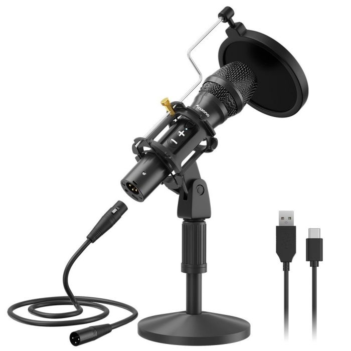 Microfono dinamico usb/xlr da tavolo MAONO AU-HD300T