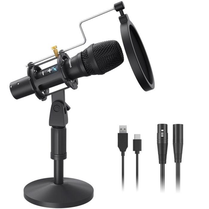 Microfono dinamico usb/xlr da tavolo MAONO AU-HD300T