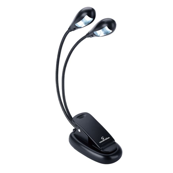 Lampada Doppia a Clip per Leggio (2x2 LED) SoundSation MSL-4