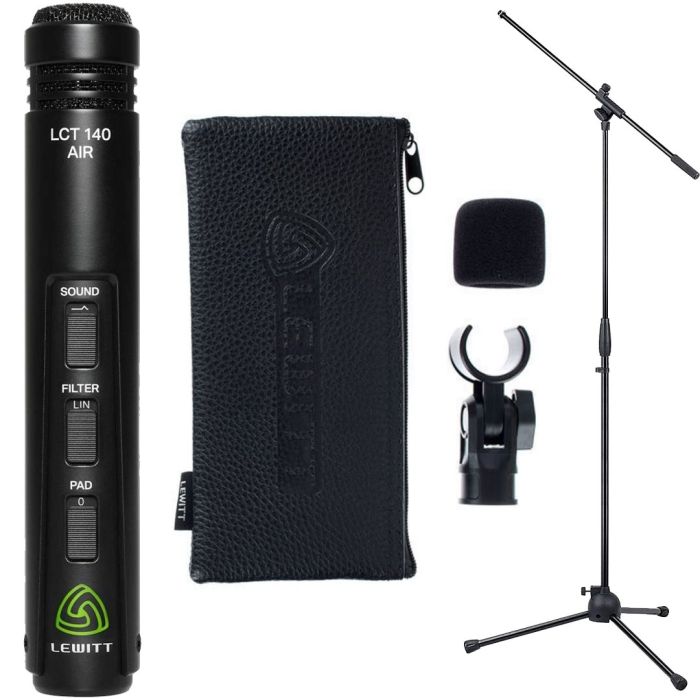 Bundle Microfono + Asta Microfono LEWITT LCT 140 Air con Asta