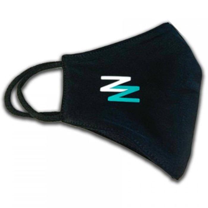 Mascherina Anallergica Traspirante Certificata in Microfibra Nera ZZIPP ZZMASK
