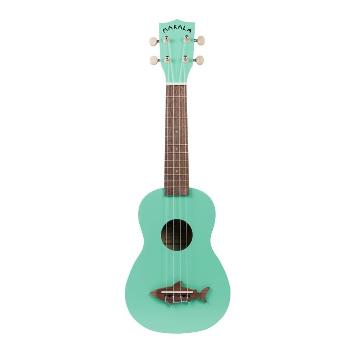 Ukulele Soprano Verde Satinato con Custodia KALA MK-SS/GRN Shark