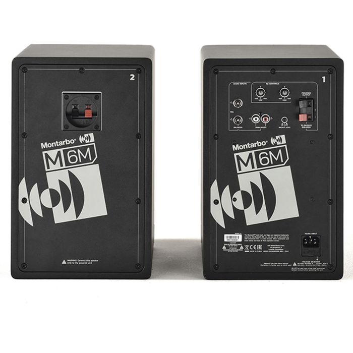 Monitor da Studio (Coppia) 6.5 Pollici 60W Bluetooth Nera Montarbo M6M (Coppia)