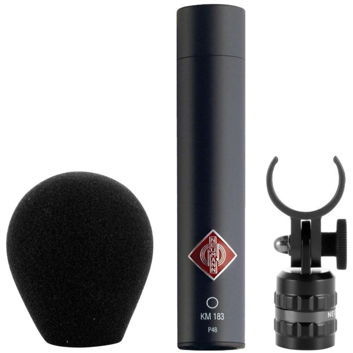 Microfono a Condensatore Omnidirezionale Nero Neumann KM 183 MT