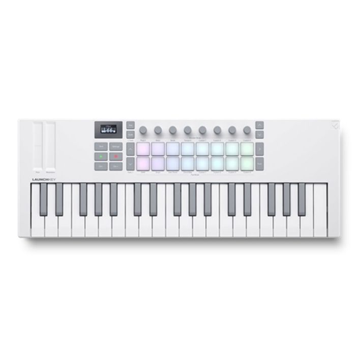 Controller MIDI 37 Tasti Mini con Integrazione Ableton Live Bianca
 Novation Launchkey Mini 37 MK4 White
