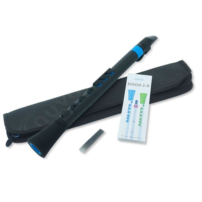 Strumento a fiato nero e blu Nuvo DooD 2.0 Nero - Blu