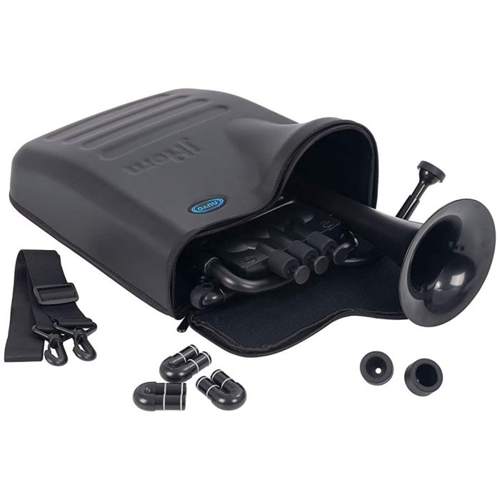 Corno in sib per bambini nero con custodia Nuvo jHorn Nero