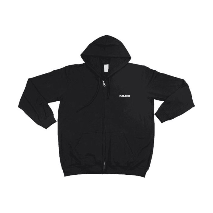Felpa taglia XXL Nera NUX Felpa con Cappuccio Nera Taglia XXL
