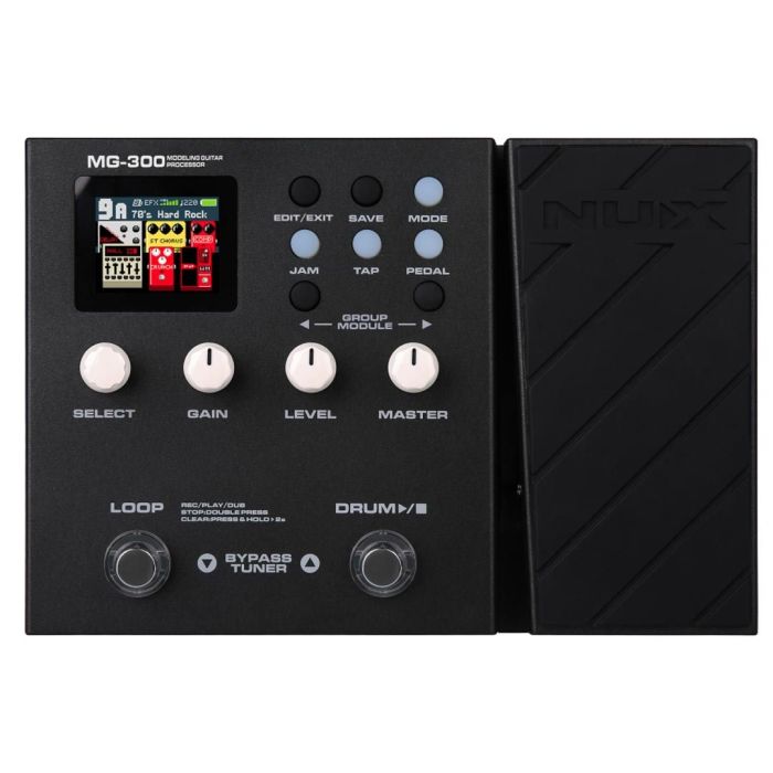 Multieffetto a Pedale per Chitarra Elettrica Multi-Fx Usb NUX MG-300