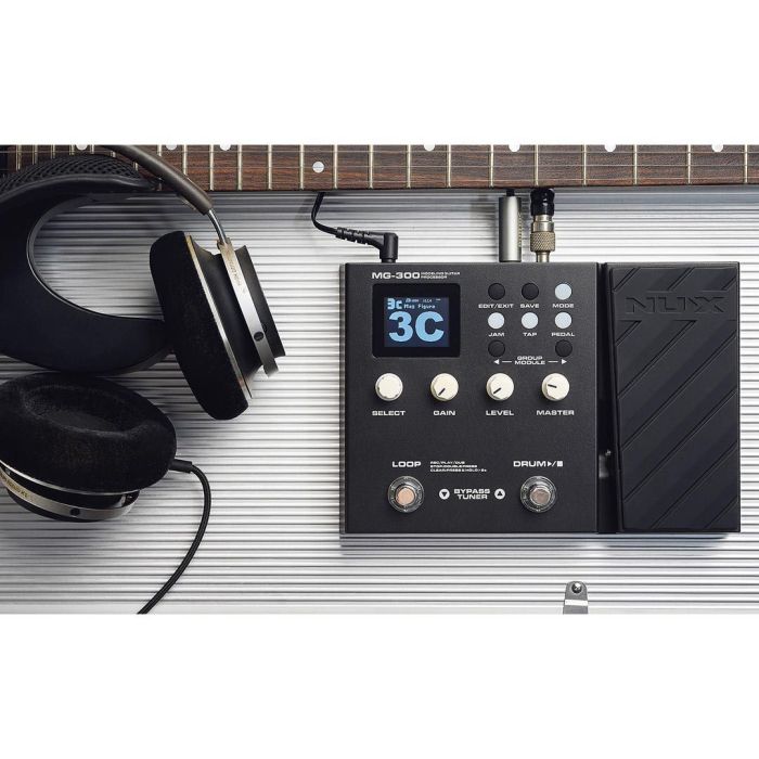 Multieffetto a Pedale per Chitarra Elettrica Multi-Fx Usb NUX MG-300