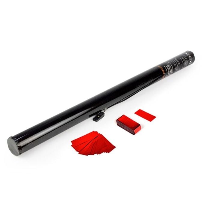 Cannone Elettrico 80cm Usa E Getta con Coriandoli Rossi Oh!FX CE80/PR-RJ