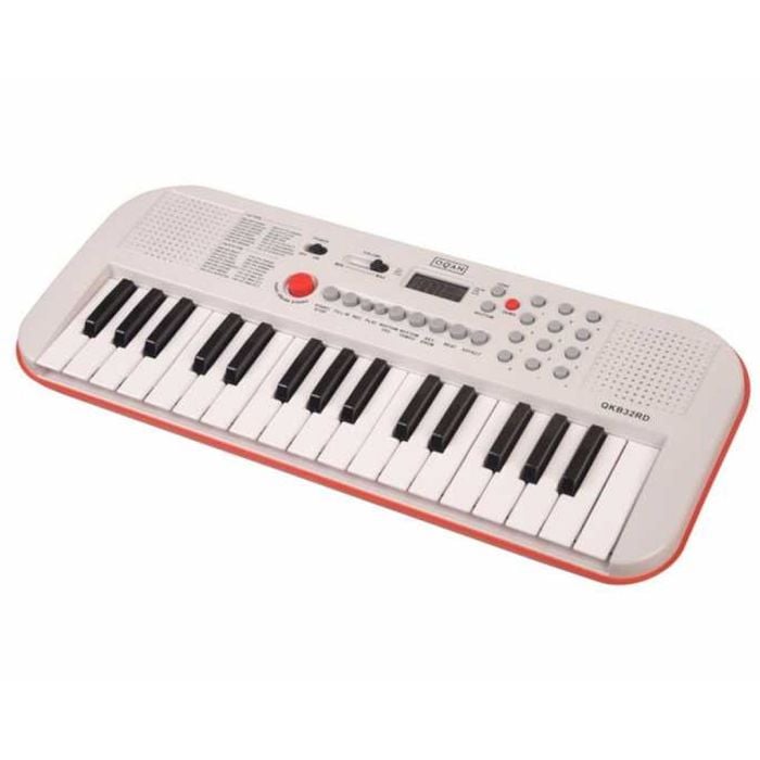Mini Keyboards Tastiera 32 Tasti USB Bianco-Rosso Oqan QKB32RD Red