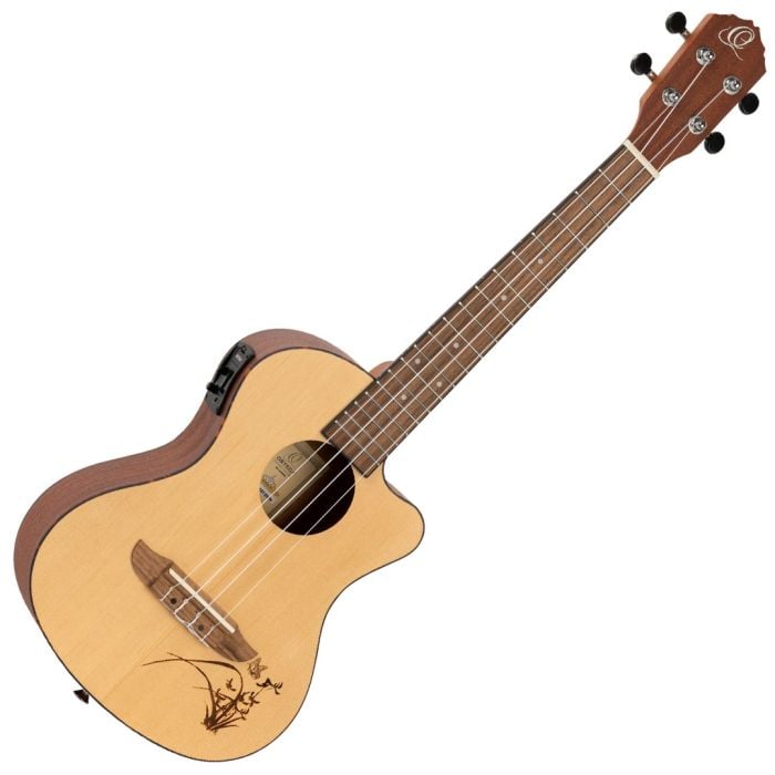 Ukulele Tenore Elettrificato Ortega RU5CE-TE Ukulele Tenore Elettrificato Cutaway Natural
