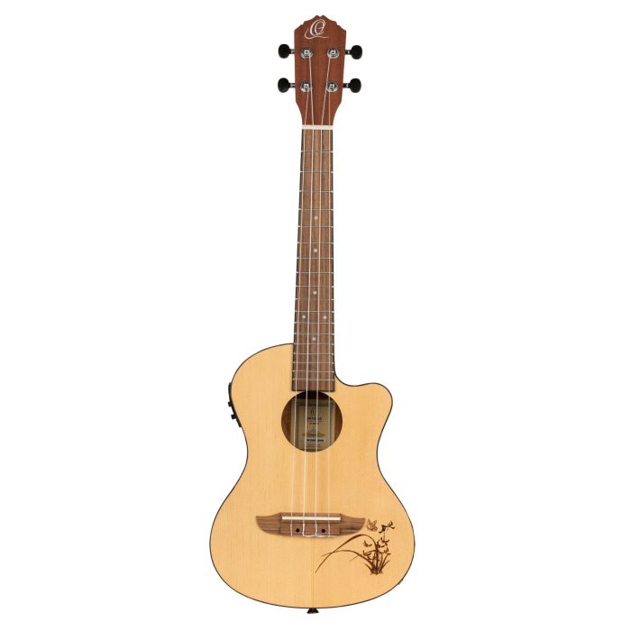 Ukulele Tenore Elettrificato Ortega RU5CE-TE Ukulele Tenore Elettrificato Cutaway Natural