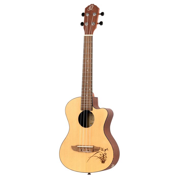 Ukulele Tenore Elettrificato Ortega RU5CE-TE Ukulele Tenore Elettrificato Cutaway Natural