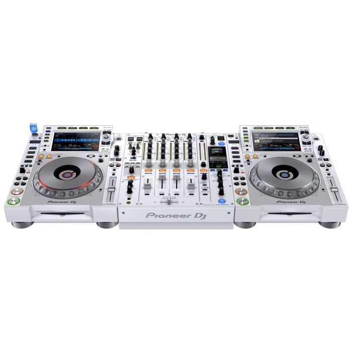 Pioneer 2 x CDJ2000 NXS2 + DJM900 NXS2 White