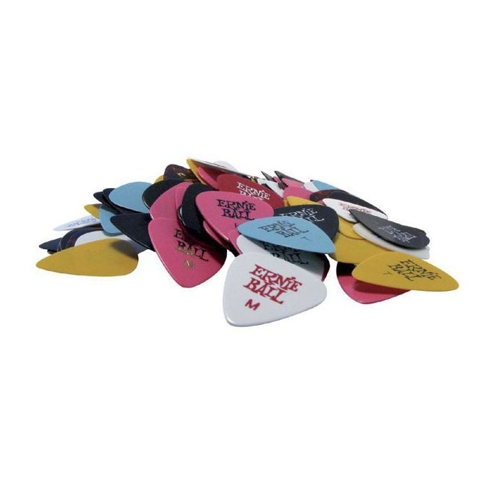 12 Plettri Standard Medium, Thin e Heavy Ernie Ball Ernie Ball Plettri Standard Assortiti (12 pezzi)