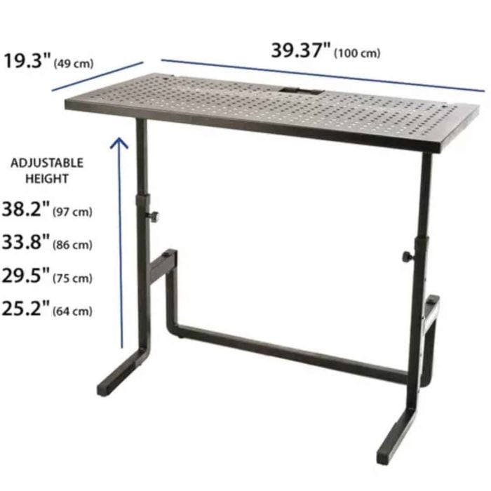 Postazione DJ pieghevole, Supporto ad altezza regolabile, Tavolo per Computer portatile
Quik Lok DJ233