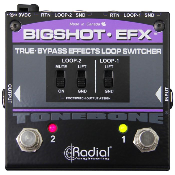 Switcher Loop Effetti Radial BigShot EFX Rev2 Radial BigShot EFX Rev2 Switcher FX Loop