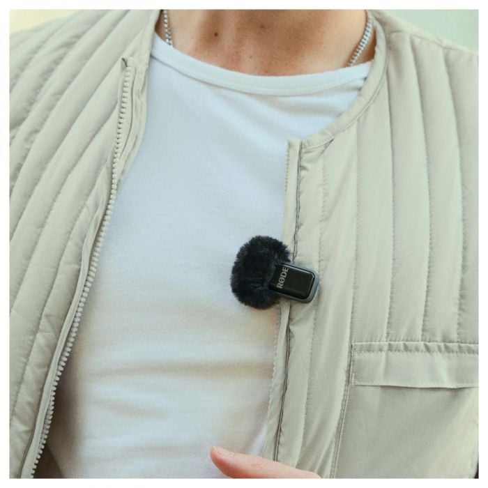 Sistema Microfonico Wireless USB-C per Smartphone Nero RODE Wireless Micro Black USB-C