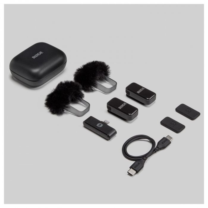 Sistema Microfonico Wireless USB-C per Smartphone Nero RODE Wireless Micro Black USB-C