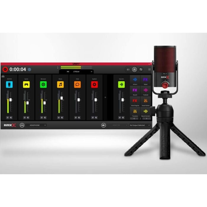 Microfono a condensatore professionale USB-C + software UNIFY incluso RODE X XCM-50