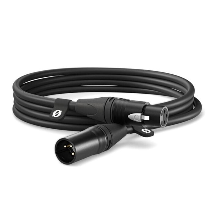 Cavo XLR per microfono 3m nero RODE XLR Cable Black 3mt