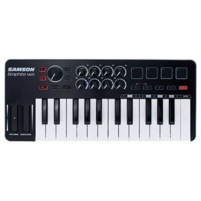 Mini Midi Controller Usb SAMSON Graphite M25