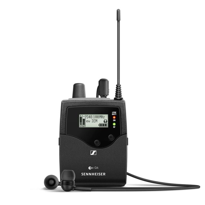 Sistema in ear monitor wireless 626 - 668 MHz con auricolari Sennheiser EW IEM G4 B-Band