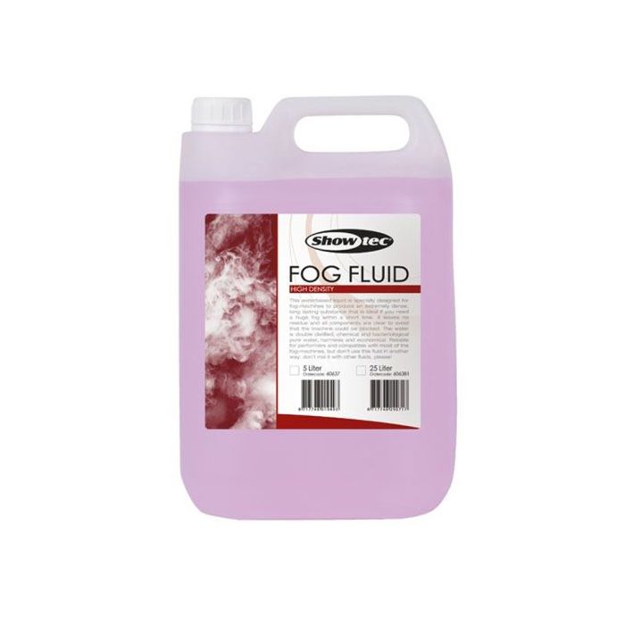 Tanica 5 Litri - Liquido Alta Densità per Macchina Nebbia
 SHOWTEC Fog Fluid High Density 5L