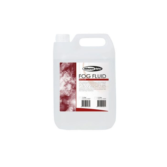 Liquido per Macchine da Nebbia 5 Litri SHOWTEC Fog Fluid Regular