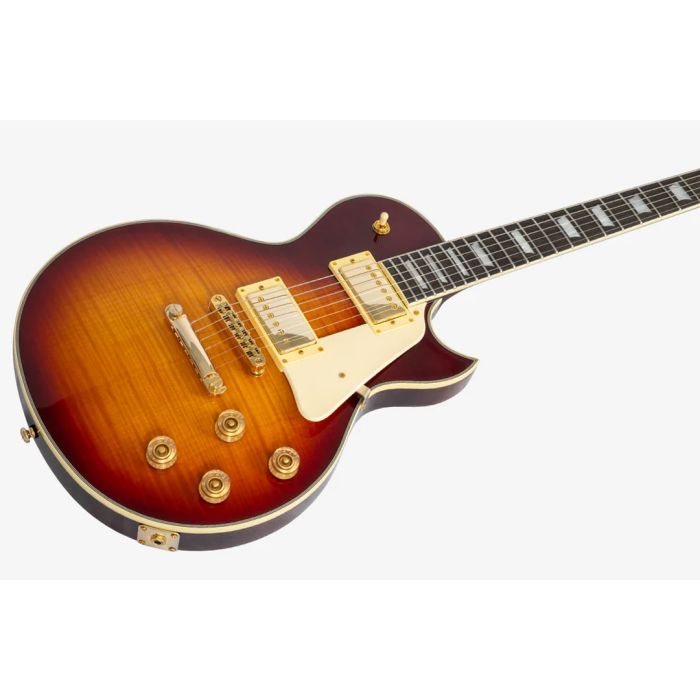 Chitarra Elettrica Les Paul Tobacco Sunburst con Hardware Dorato Sire Larry Carlton L7 New Gen Tobacco Sunburst