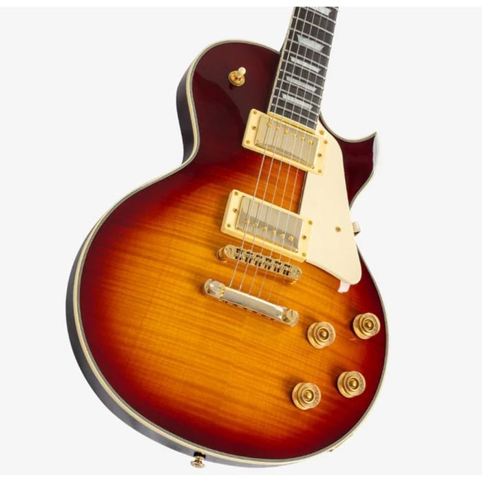 Chitarra Elettrica Les Paul Tobacco Sunburst con Hardware Dorato Sire Larry Carlton L7 New Gen Tobacco Sunburst