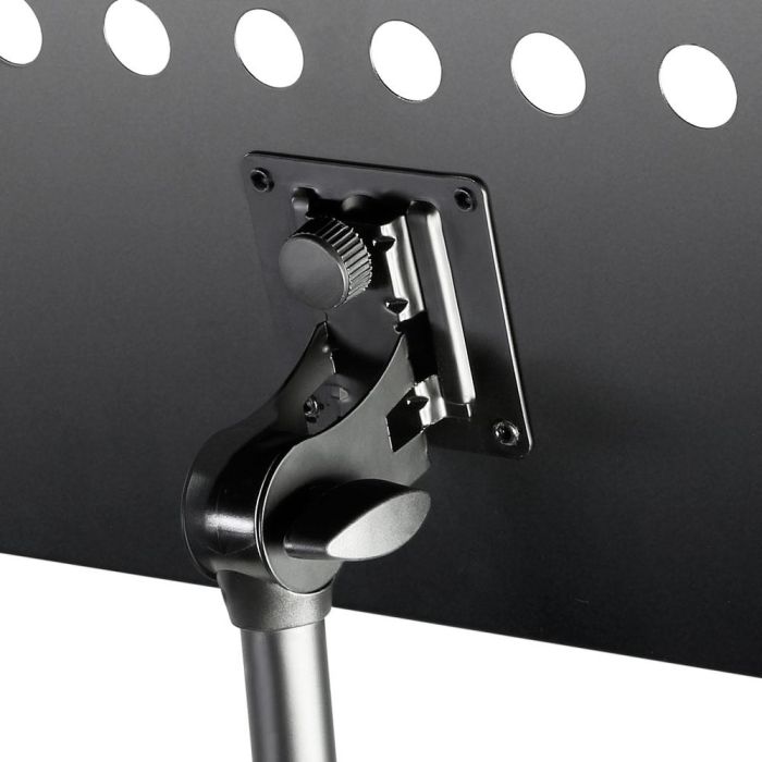 Leggio per spartiti musicali con piano d’appoggio forato nero
Adam Hall SMS 2