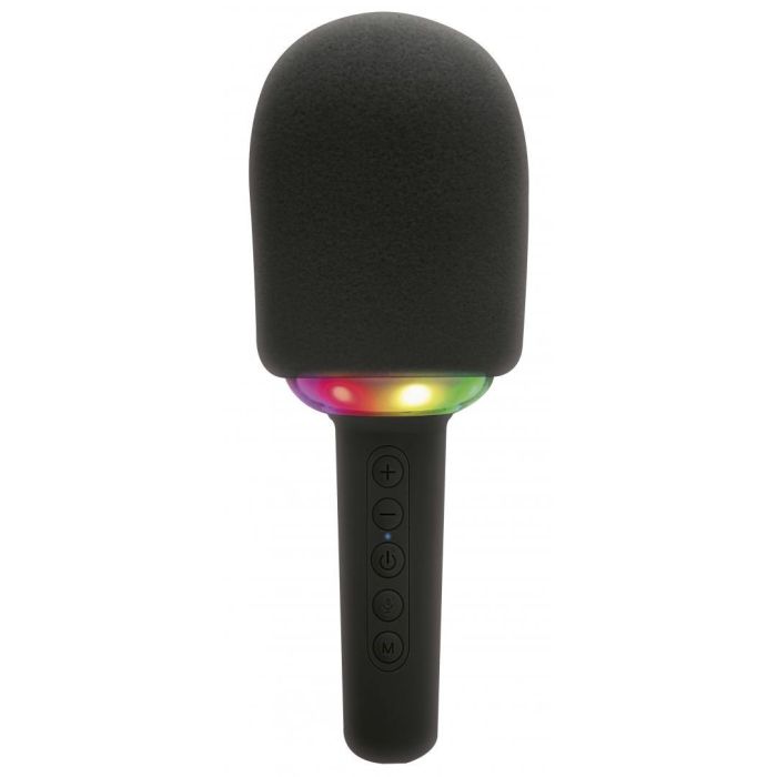 Microfono Karaoke con Effetti Luce e Bluetooth Karma SNG Nero