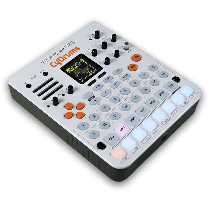 Drum Synthesizer con Sequencer 8 Tracce e 520 Preset Sonicware CyDrums