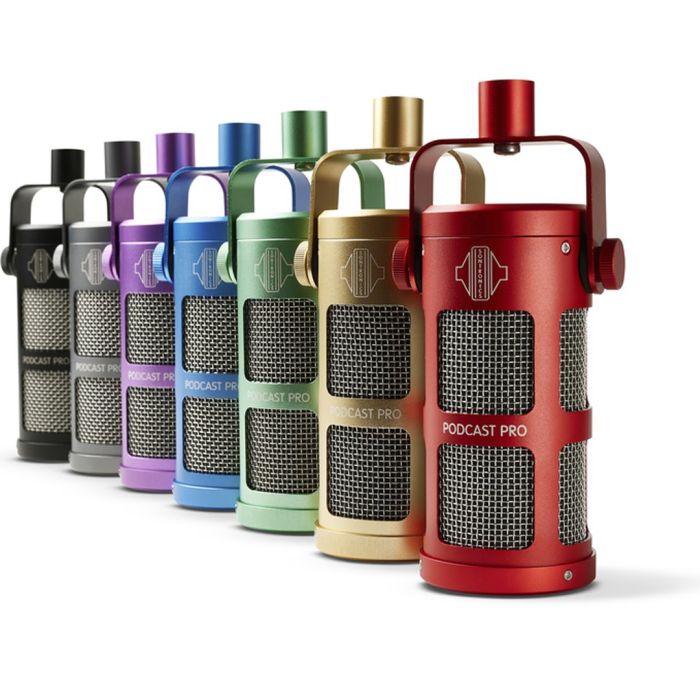 Microfono Dinamico per Podcast Sontronics Podcast Pro Cosmic Grey