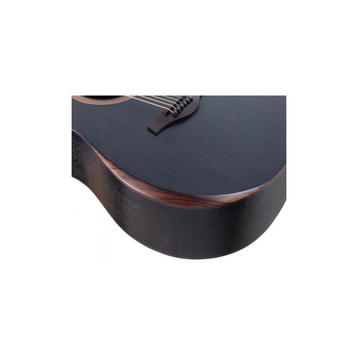 Chitarra acustica dreadnought cutaway amplificata con armrest SoundSation Edge Solid SDNCE-TBK Transparent Black