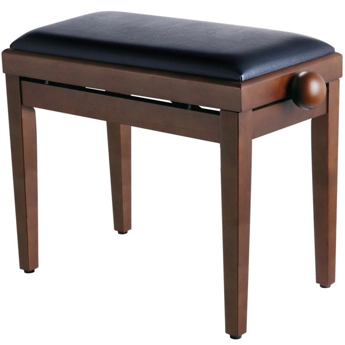 Panca Panchetta Sgabello Regolabile Legno Satinato per Piano/Tastiera SoundSation SBH-100P-SWA