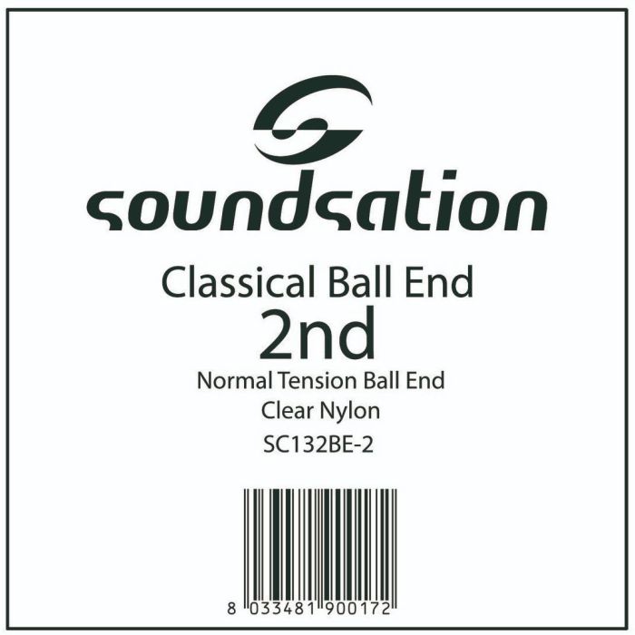 Singola per Chitarra Classica SI 0.32 Ball End Normal Tension SoundSation SI 032