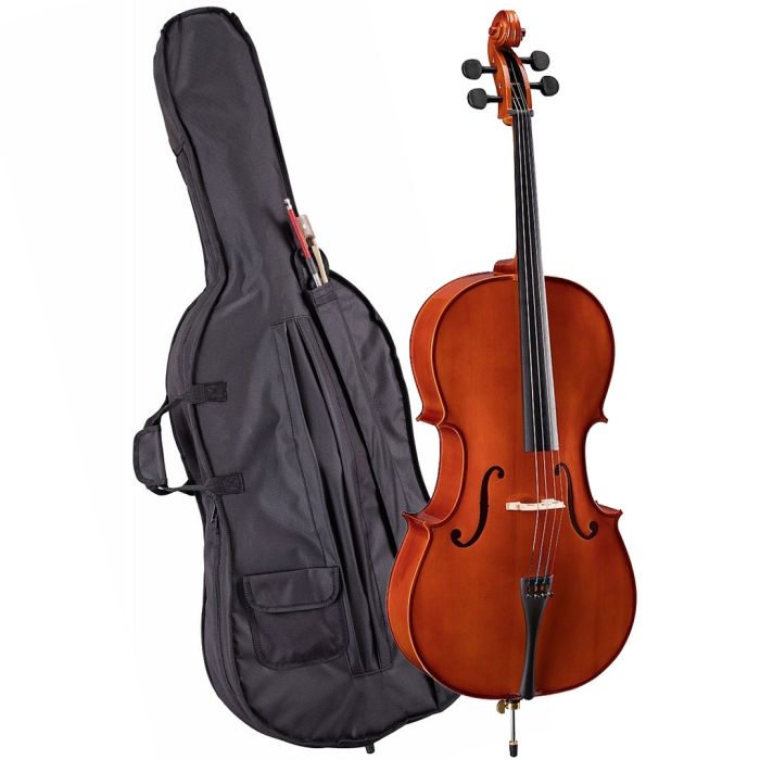 Violoncello 4/4 con Custodia SoundSation VSCE 44