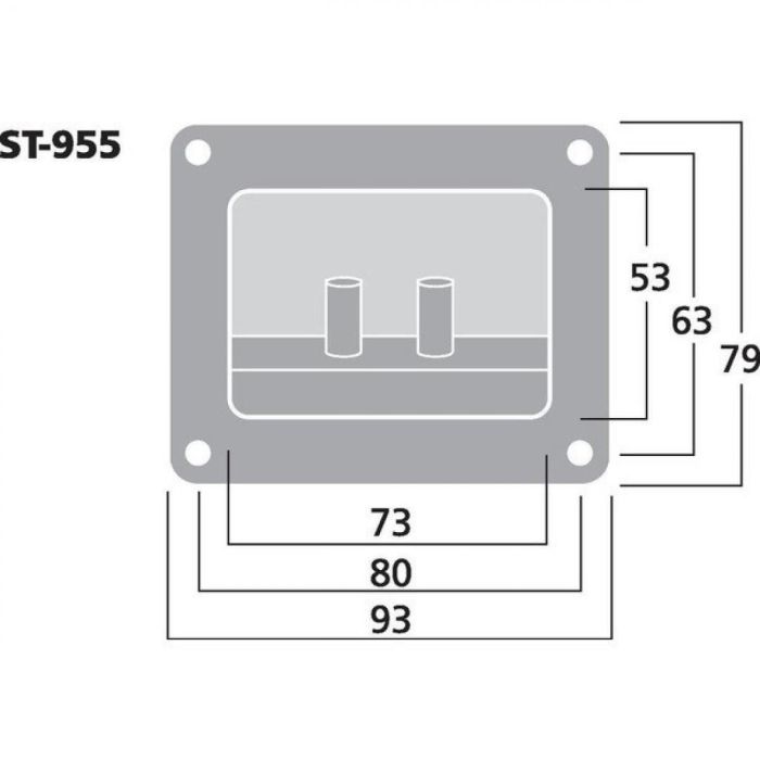 Morsetto per Altoparlanti MONACOR ST-955