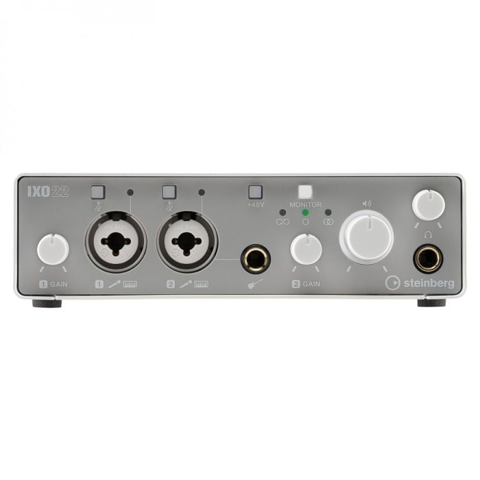 Interfaccia Audio Usb con 2 Preamp Mic 24-Bit / 192 kHz Bianca Steinberg IXO22 White