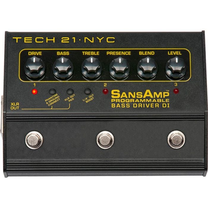 ギター Tech21 SansAmp Programmable Bass D Tech21 SansAmp Bass Driver DI